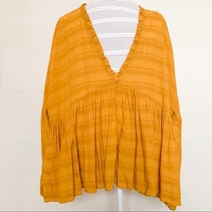 Lucky Brand Women’s Romantic Peasants Ruffle top